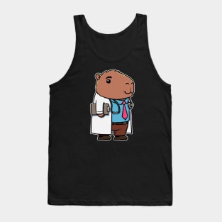 Capybara Doctor Boy Tank Top